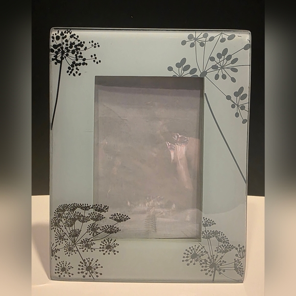 Sicura Italian Designs Hoke Accents Glass 4"×6" Picture Floral Designs - Picture 1 of 11